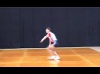 C 309 : 1/1 TURN STRADDLE LEAP ½ TWIST TO PUSH UP