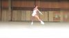 C 366 : ½ TURN FRONTAL SPLIT JUMP TO FRONTAL SPLIT 