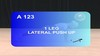 A 123 : 1 LEG LATERAL PUSH UP