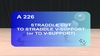 A 226 : STRADDLE CUT TO STRADDLE V-SUPPORT OR TO V-SUPPORT