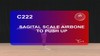 C 222 : SAGITTAL SCALE AIRBORNE TO PUSH UP