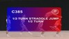 C 385 : ½ TURN STRADDLE JUMP ½ TURN