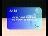 A 188 : EXPLOSIVE A-FRAME ½ TURN TO WENSON OR  WENSON PU EXPLOSIVE A-FRAME ½ TURN TO WENSON