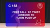 C 158 : FREE FALL 2/1 TWIST AIRBORNE TO 1 ARM PUSH UP