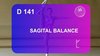 D 141 : SAGITTAL BALANCE