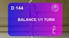 D 144 : BALANCE 1/1 TURN