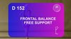 D 152 : FREE SUPPORT FRONTAL BALANCE