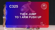 C325-Tuck_jump_to_1arm_push_up.flv