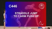 C446-Straddle_Jump_to_1arm_push_up.flv