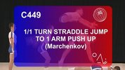 C449-1turn_Straddle_Jump_to_1arm_push_up.flv