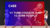 C488-1turn_Cossack_Jump_1_2turn_to_Split.flv
