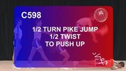 C598-1_2turn_Pike_Jump_1_2twist_to_Push_Up.flv
