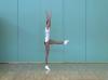 D 207 :  1 1/2  TURN WITH LEG AT HORIZONTAL TO FREE VERTICAL SPLIT