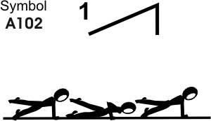 A 102 : 1 LEG PUSH UP A 102 : 1 LEG PUSH UP