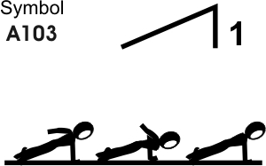 A 103 : 1 ARM PUSH UP A 103 : 1 ARM PUSH UP
