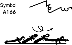 A 166 : PLIO PUSH UP 1/1 TWIST TO LIFTED WENSON A 166 : PLIO PUSH UP 1/1 TWIST TO LIFTED WENSON