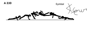 A 230 : STRADDLE CUT ½ TWIST TO WENSON