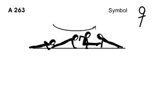 A 263 : DOUBLE LEG 1/2 CIRCLE A 263 : DOUBLE LEG 1/2 CIRCLE