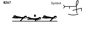 B 267 : STRADDLE PLANCHE TO PUSH UP