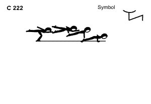 C 222 : SAGITTAL SCALE AIRBORNE TO PUSH UP