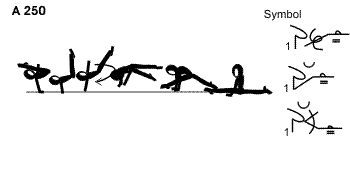 A 250 : 1 ARM HIGH V SUPPORT REVERSE CUT ½ TURN TO SPLIT A 250 : 1 ARM HIGH V SUPPORT REVERSE CUT ½ TURN TO SPLIT