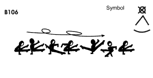 B 106 : STRADDLE SUPPORT 2/1 TURN OR MORE