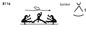 B 116 : 1 ARM ½ TURN STRADDLE SUPPORT  