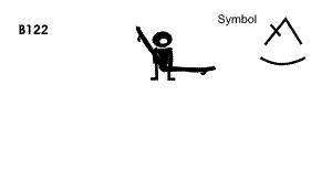 B 122 : STRADDLE SUPPORT 1 LEG RAISED B 122 : STRADDLE SUPPORT 1 LEG RAISED
