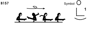 B 157 : 1 ARM L-SUPPORT 1/1 TURN B 157 : 1 ARM L-SUPPORT 1/1 TURN