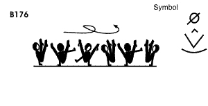 B 176 : STRADDLE V-SUPPORT 1 1/2 TURN B 176 : STRADDLE V-SUPPORT 1 1/2 TURN