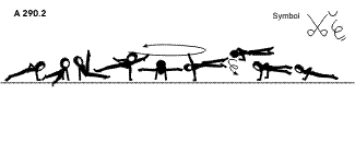A 290.2 : FLAIR ½ TURN 1/1 TWIST AIRBONE TO PU** A 290.2 : FLAIR ½ TURN 1/1 TWIST AIRBONE TO PU**