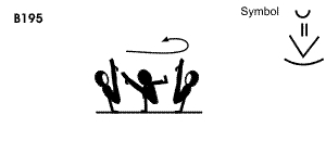 B 195 : V-SUPPORT ½ TURN B 195 : V-SUPPORT ½ TURN