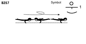 B 257 : 1 ARM FULL SUPPORT LEVER 1/1 TURN