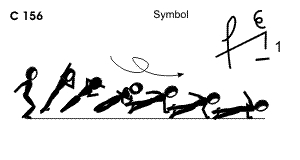 C 156 : FREE FALL 1/1 TWIST AIRBORNE TO 1 ARM PUSH UP 