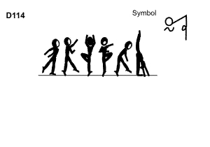 D 114 : 1/1 TURN TO VERTICAL SPLIT D 114 : 1/1 TURN TO VERTICAL SPLIT