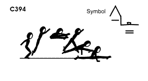 C 394 : STRADDLE JUMP TO SPLIT