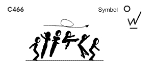 C 466 : 1/1 TURN COSSACK JUMP