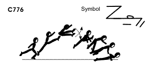 C 776 : SWITCH SPLIT LEAP TO PUSH UP