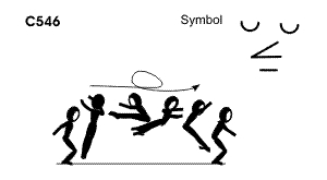 C 546 : ½  TURN PIKE JUMP ½ TURN 