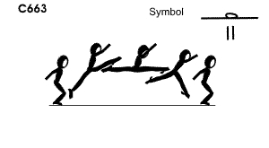 C 663 : SPLIT JUMP