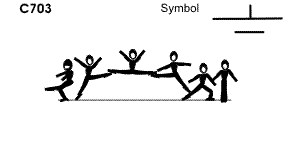 C 703 : FRONTAL SPLIT LEAP