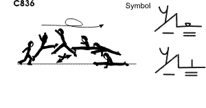 C 836 : SCISSORS LEAP ½ TURN TO SPLIT OR FRONTAL SPLIT