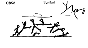 C 858 : SCISSORS LEAP ½ TURN ½ TWIST TO PUSH UP C 858 : SCISSORS LEAP ½ TURN ½ TWIST TO PUSH UP