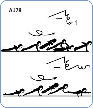 A 178 : PLIO PUSH UP 1/1 TWIST AIRBORNE TO 1 ARMPUSH UP OR LIFTED WENSON