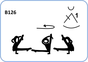 1 ARM STRADDLE SUPPORT ½ TURN 1 LEG VERTICAL (SECATI) 1 ARM STRADDLE SUPPORT ½ TURN 1 LEG VERTICAL (SECATI)