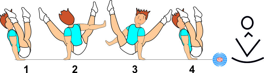 STRADDLE V-SUPPORT 1/1 TURN STRADDLE V-SUPPORT 1/1 TURN