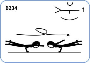 1 ARM FULL SUPPORT STRADDLE LEVER ½ TURN