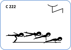 SAGITTAL SCALE AIRBORNE TO PUSH UP