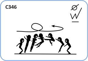 1½ TURN COSSACK JUMP 1½ TURN COSSACK JUMP