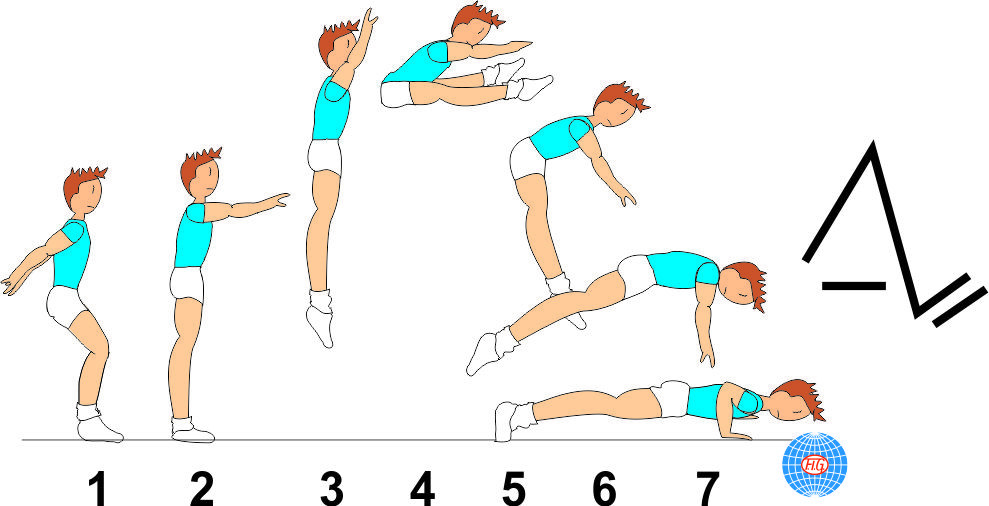 STRADDLE JUMP TO PUSH UP STRADDLE JUMP TO PUSH UP